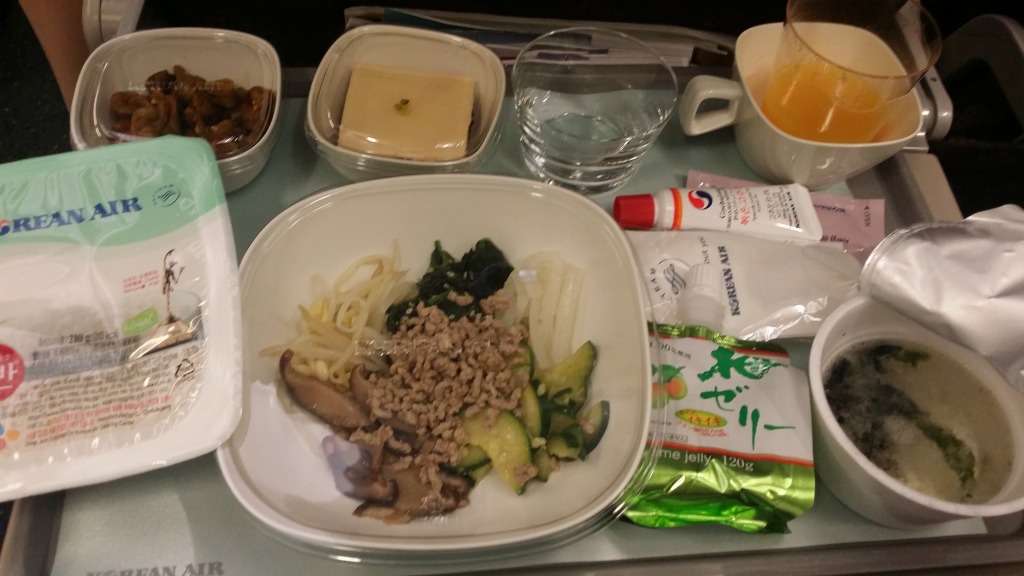 【THB】大韓航空エコノミーでホノルル搭乗記と機内食２